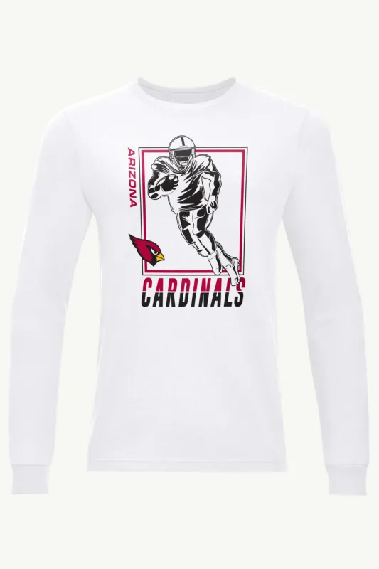 MENS ARIZONA CARDINALS PLAYER GRID LONG SLEEVE T SHIRT sold by Starter