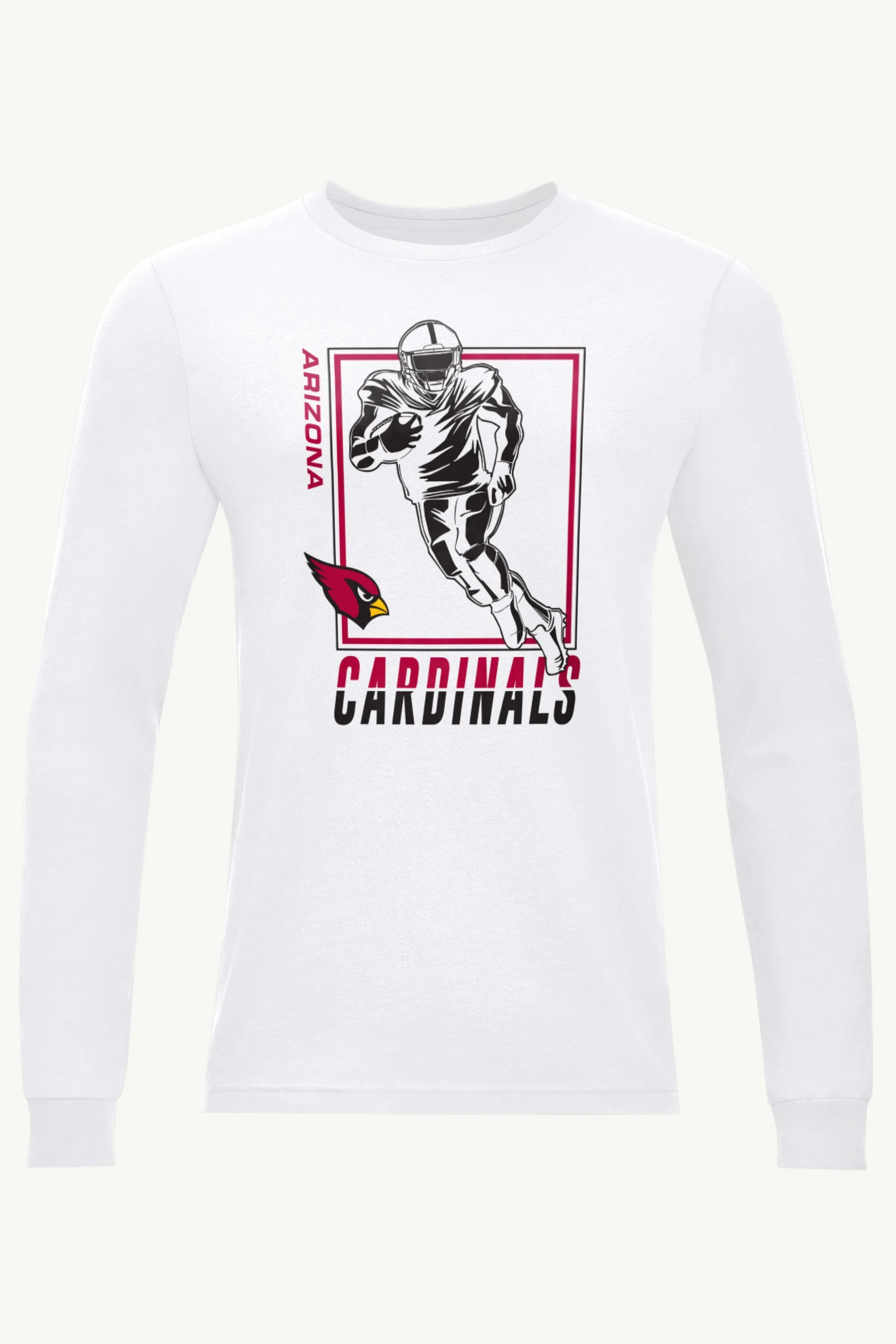 MENS ARIZONA CARDINALS PLAYER GRID LONG SLEEVE T SHIRT sold by Starter