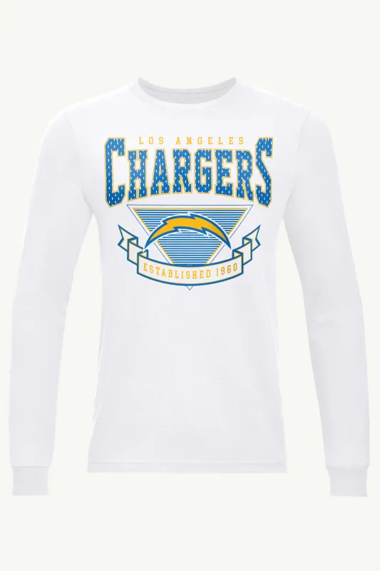 MENS LOS ANGELES CHARGERS 80's INSPIRED LONG SLEEVE T SHIRT sold by Starter