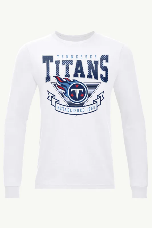 MENS TENNESSEE TITANS 80's INSPIRED LONG SLEEVE T SHIRT sold by Starter