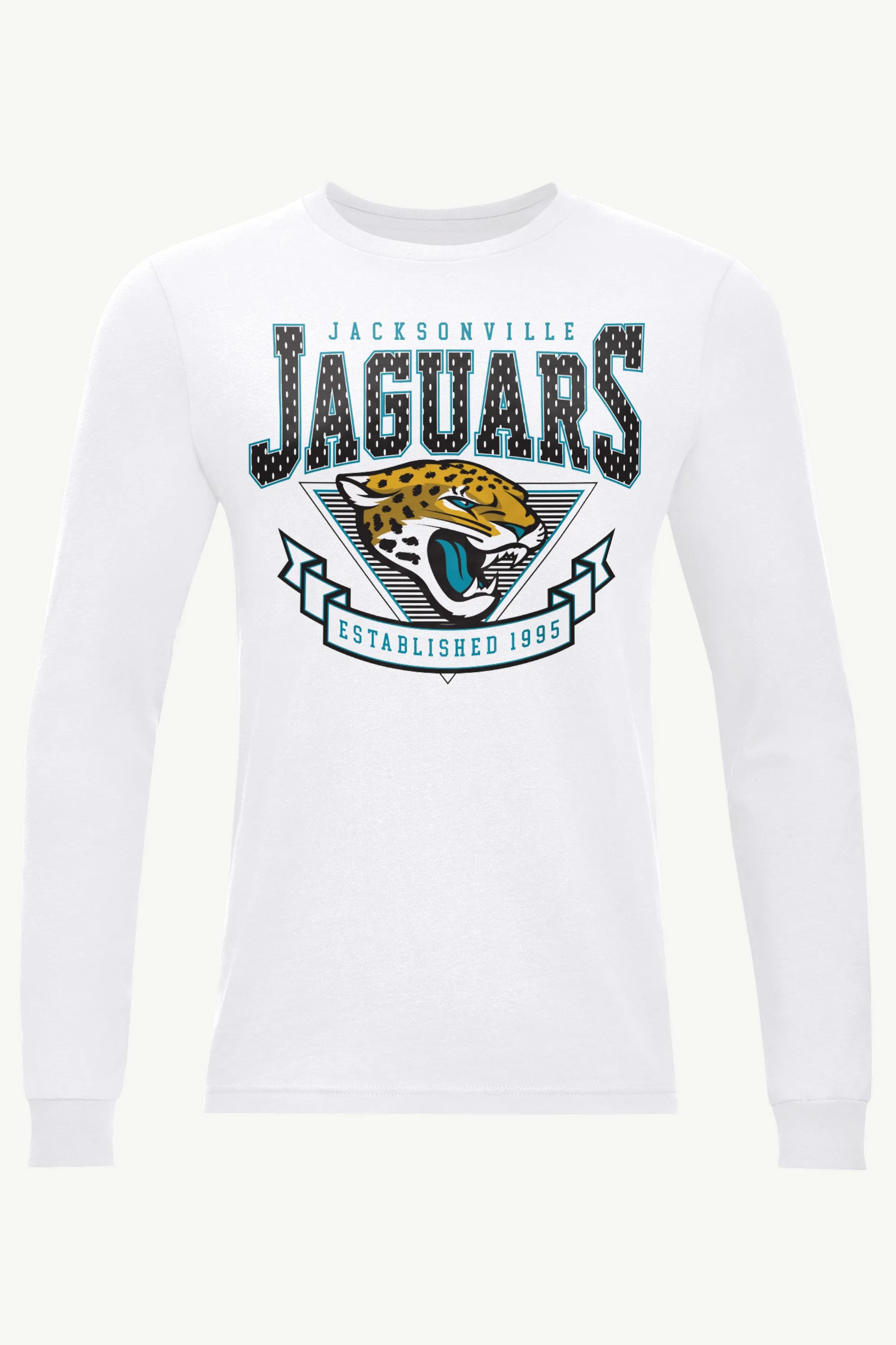 MENS JACKSONVILLE JAGUARS 80's INSPIRED LONG SLEEVE T SHIRT sold by Starter