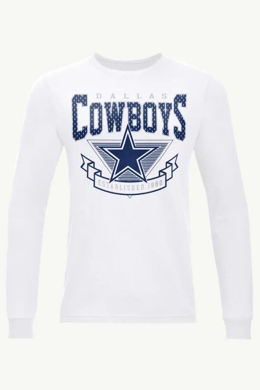 MENS DALLAS COWBOYS 80's INSPIRED LONG SLEEVE T SHIRT sold by Starter