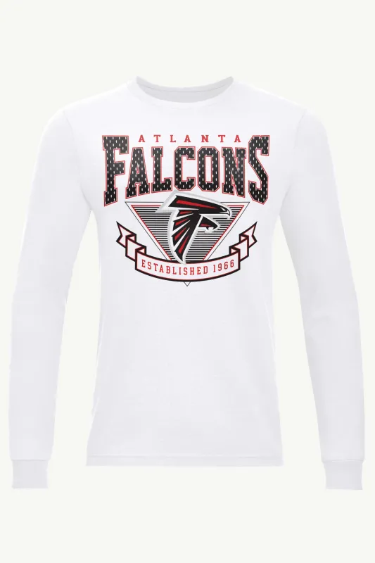 MENS ATLANTA FALCONS 80's INSPIRED LONG SLEEVE T SHIRT sold by Starter