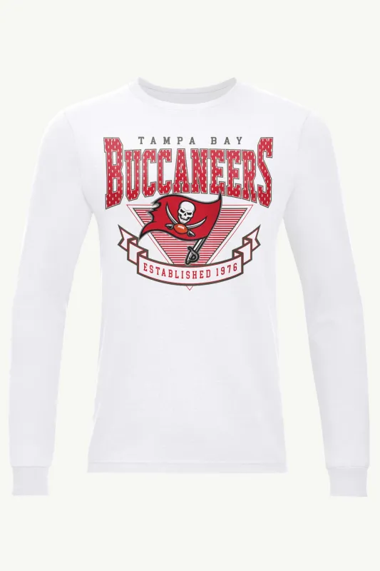 MENS TAMPA BAY BUCCANEERS 80's INSPIRED TEAM LONG SLEEVE T SHIRT sold by Starter