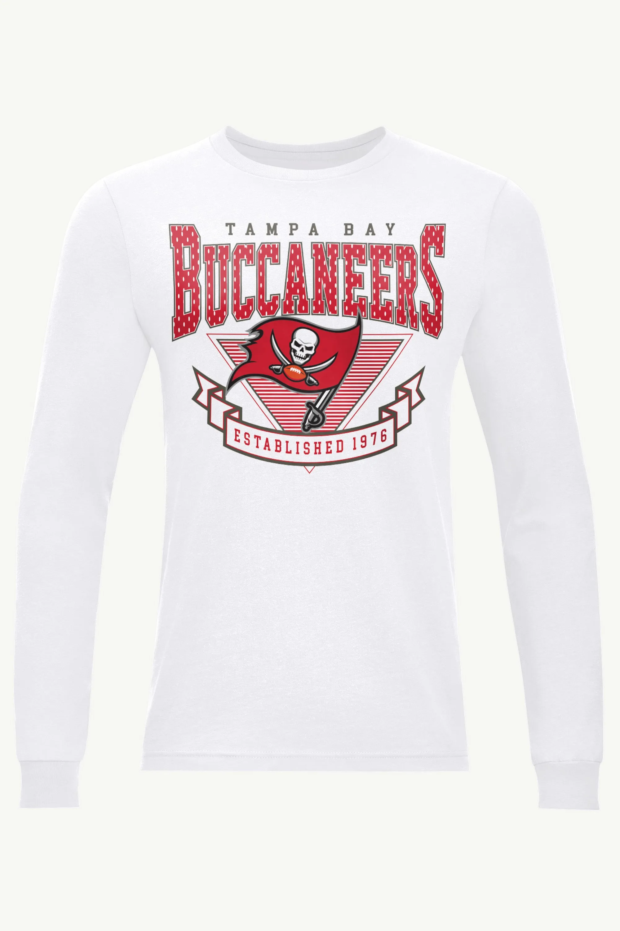 MENS TAMPA BAY BUCCANEERS 80's INSPIRED TEAM LONG SLEEVE T SHIRT sold by Starter