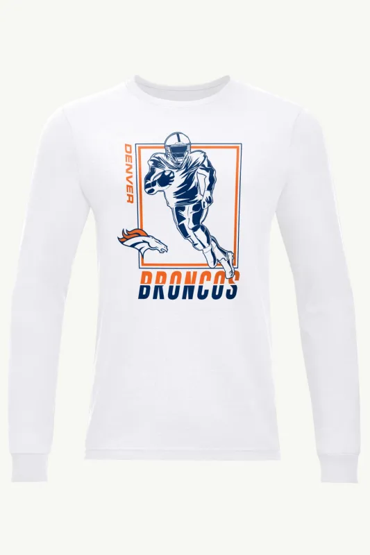 MENS DENVER BRONCOS PLAYER GRID LONG SLEEVE T SHIRT sold by Starter