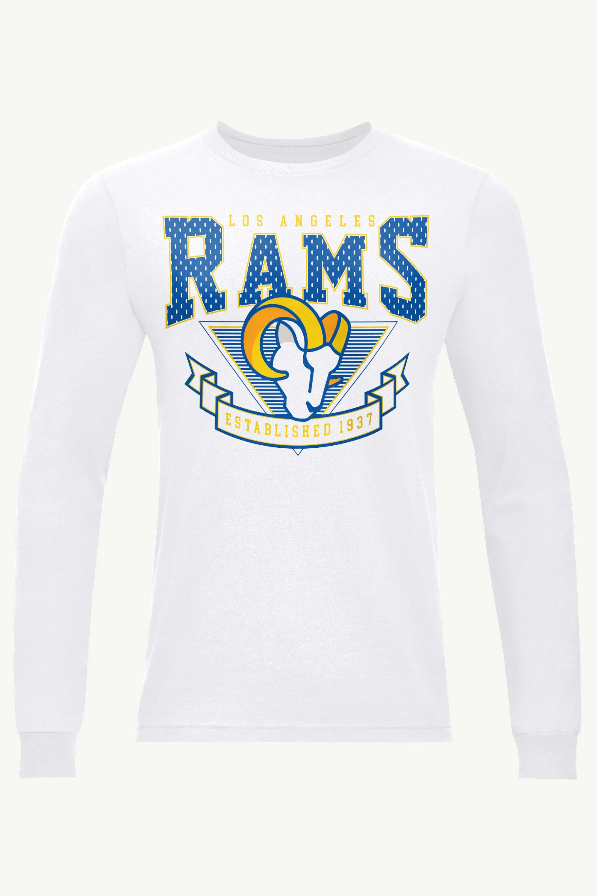 MENS LOS ANGELES RAMS 80's INSPIRED LONG SLEEVE T SHIRT sold by Starter