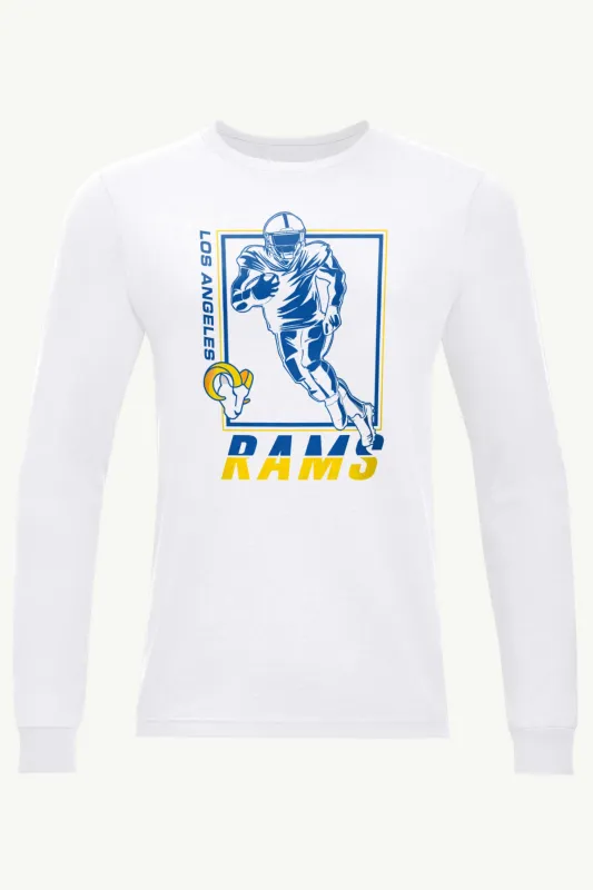 MENS LOS ANGELES RAMS PLAYER GRID LONG SLEEVE T SHIRT sold by Starter
