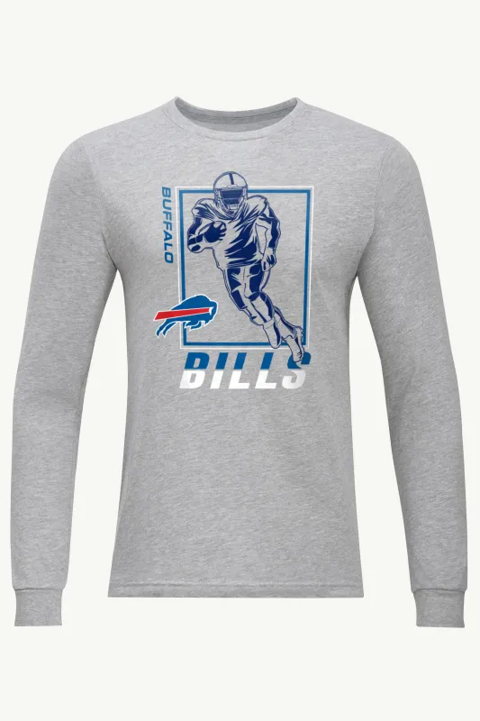 MENS BUFFALO BILLS PLAYER GRID LONG SLEEVE T SHIRT sold by Starter