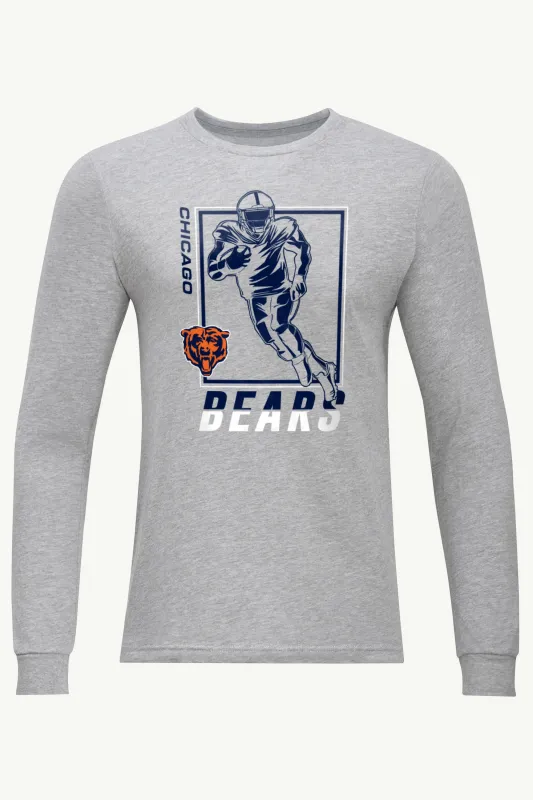 MENS CHICAGO BEARS PLAYER GRID LONG SLEEVE T SHIRT sold by Starter