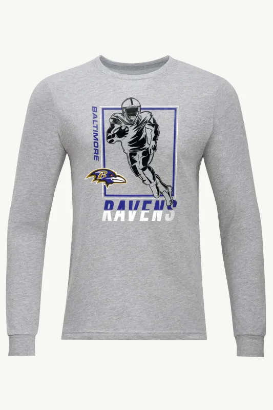 MENS BALTIMORE RAVENS PLAYER GRID LONG SLEEVE T SHIRT sold by Starter