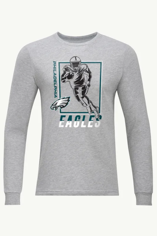 MENS PHILADELPHIA EAGLES PLAYER GRID LONG SLEEVE T SHIRT sold by Starter