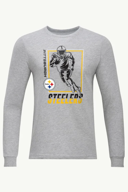 MENS PITTSBURGH STEELERS PLAYER GRID LONG SLEEVE T SHIRT sold by Starter