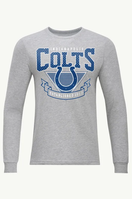 MENS INDIANAPOLIS COLTS 80's INSPIRED LONG SLEEVE T SHIRT sold by Starter