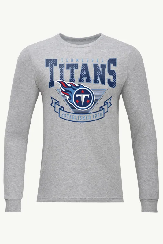 MENS TENNESSEE TITANS 80's INSPIRED LONG SLEEVE T SHIRT sold by Starter