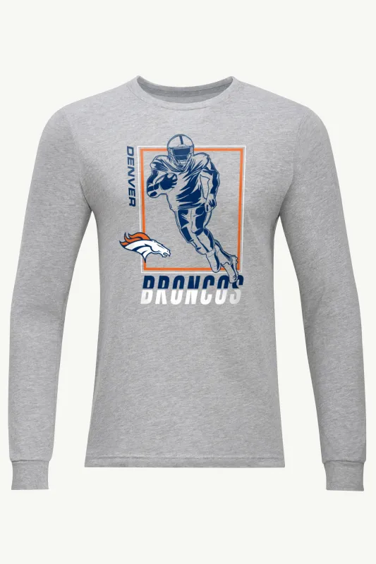 MENS DENVER BRONCOS PLAYER GRID LONG SLEEVE T SHIRT sold by Starter