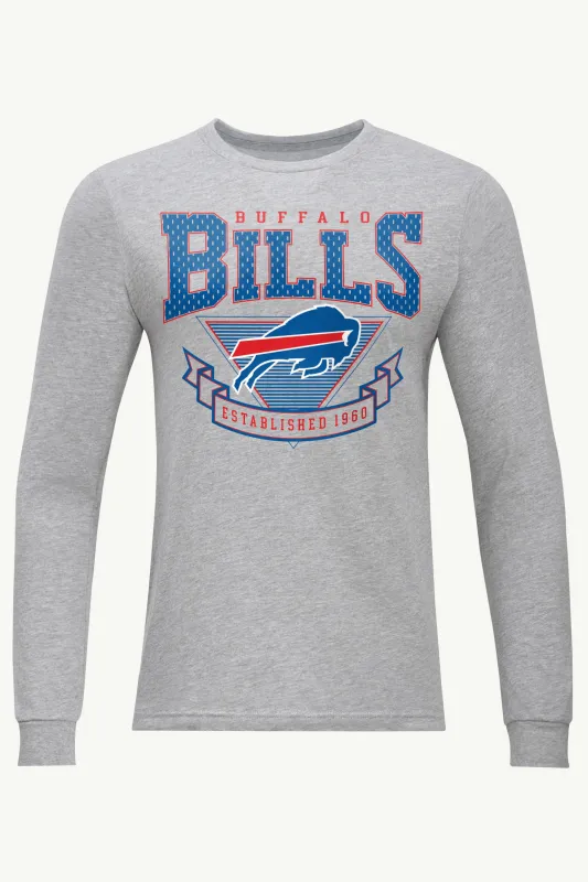 MENS BUFFALO BILLS 80's INSPIRED LONG SLEEVE T SHIRT sold by Starter