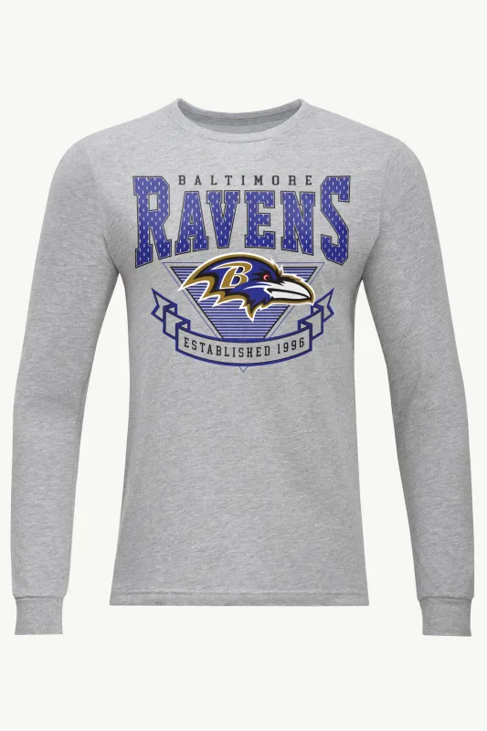MENS BALTIMORE RAVENS 80's INSPIRED LONG SLEEVE T SHIRT sold by Starter