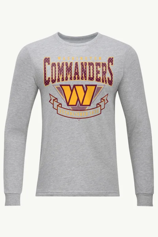 MENS WASHINGTON COMMANDERS 80's INSPIRED LONG SLEEVE T SHIRT sold by Starter