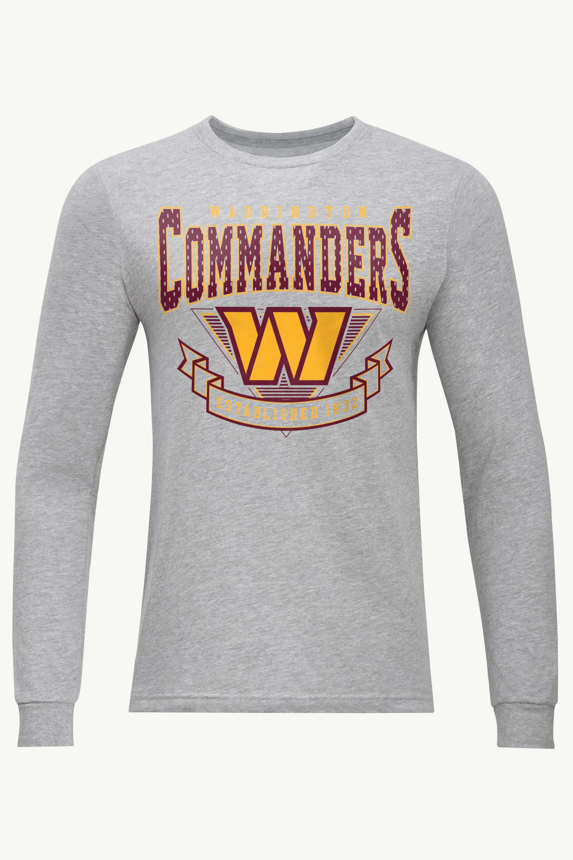 MENS WASHINGTON COMMANDERS 80's INSPIRED LONG SLEEVE T SHIRT sold by Starter