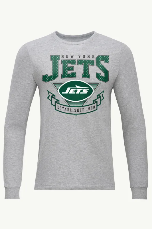 MENS NEW YORK JETS 80's INSPIRED LONG SLEEVE T SHIRT sold by Starter