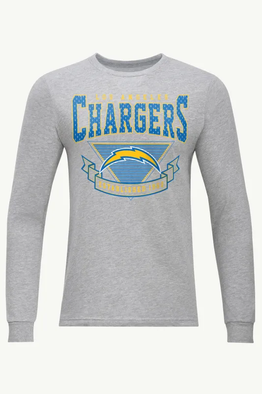 MENS LOS ANGELES CHARGERS  80's INSPIRED LONG SLEEVE T SHIRT sold by Starter