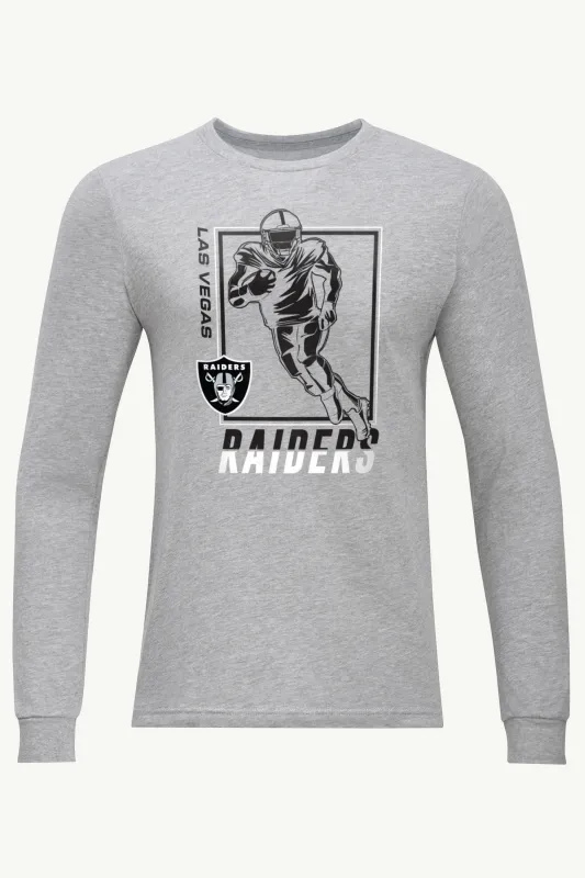 MENS LAS VEGAS RAIDERS PLAYER GRID LONG SLEEVE T SHIRT sold by Starter