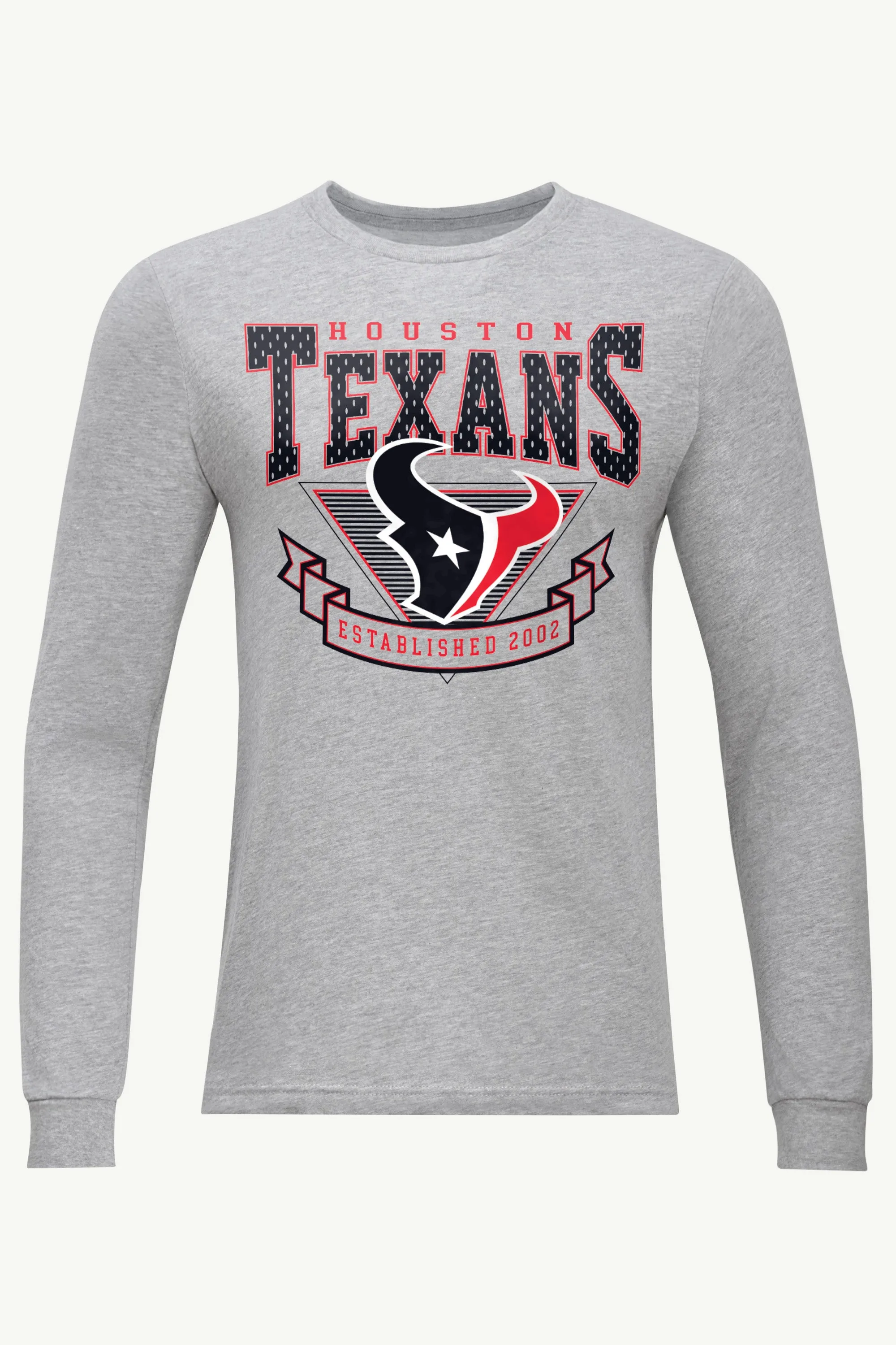 MENS HOUSTON TEXANS 80's INSPIRED LONG SLEEVE T SHIRT sold by Starter