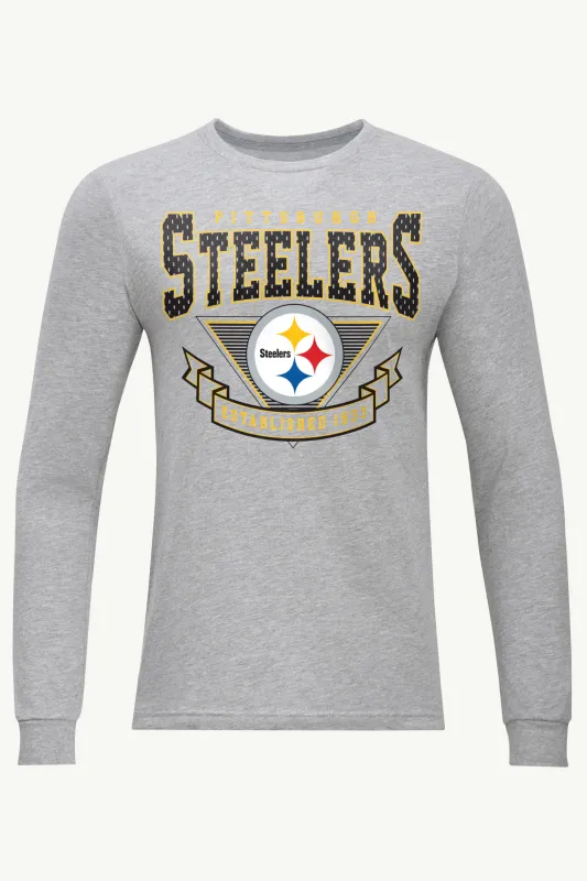 MENS PITTSBURGH STEELERS 80's INSPIRED LONG SLEEVE T SHIRT sold by Starter
