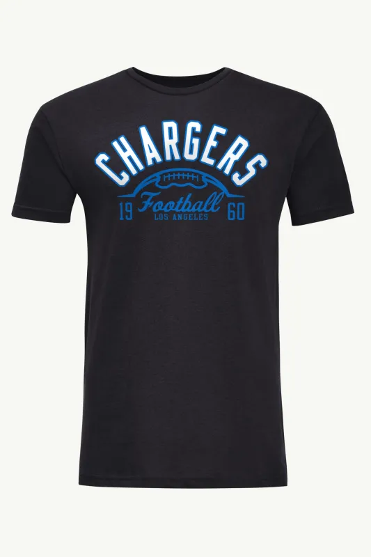 MENS LOS ANGELES CHARGERS HALF BALL T SHIRT sold by Starter