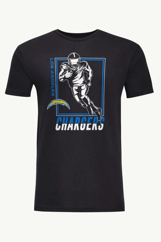 MENS LOS ANGELES CHARGERS PLAYER GRID T SHIRT made by Starter
