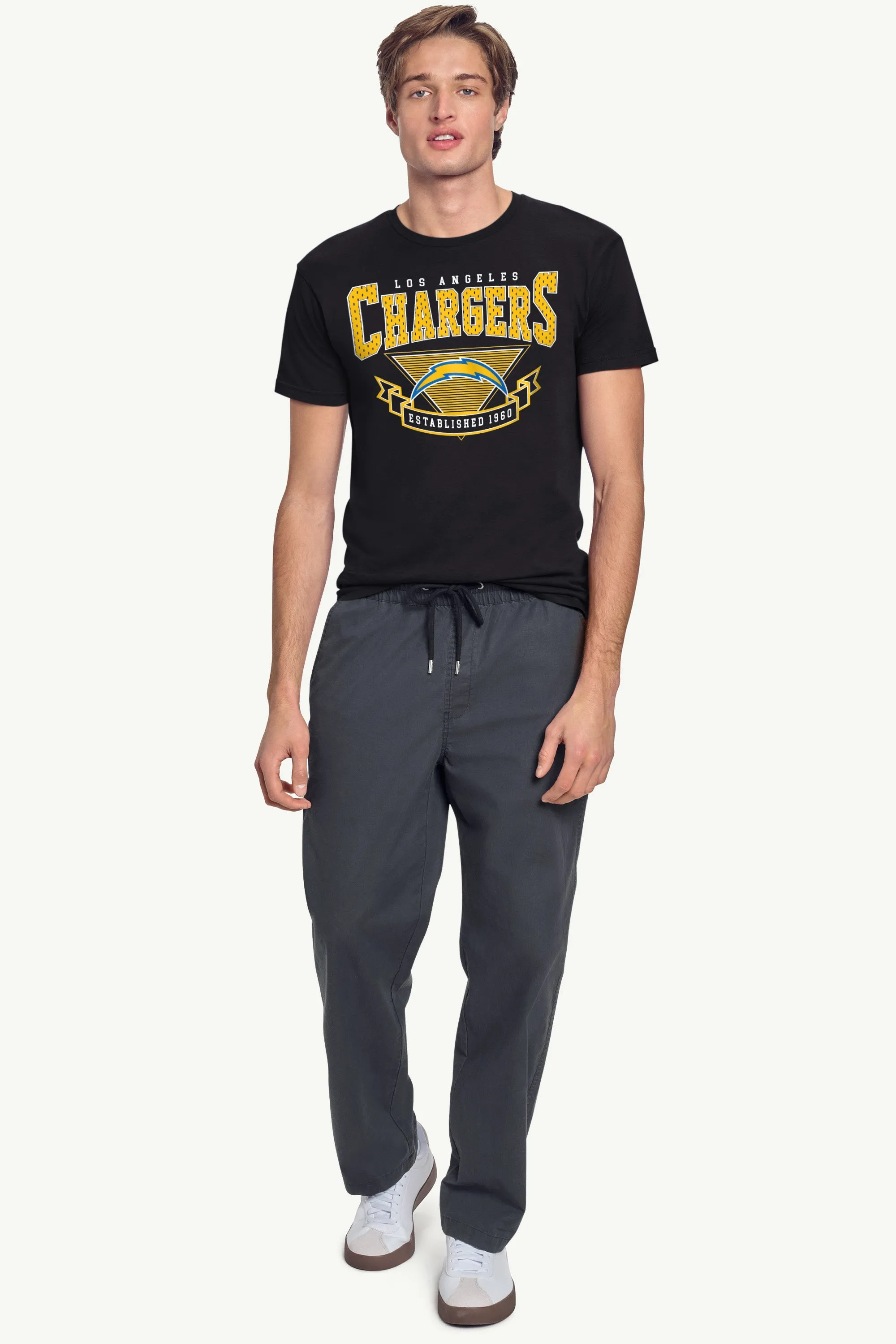 MENS LOS ANGELES CHARGERS 80's INSPIRED T SHIRT sold by Starter product image thumbnail 3