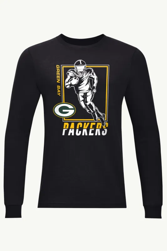 MENS GREEN BAY PACKERS PLAYER GRID LONG SLEEVE T SHIRT sold by Starter