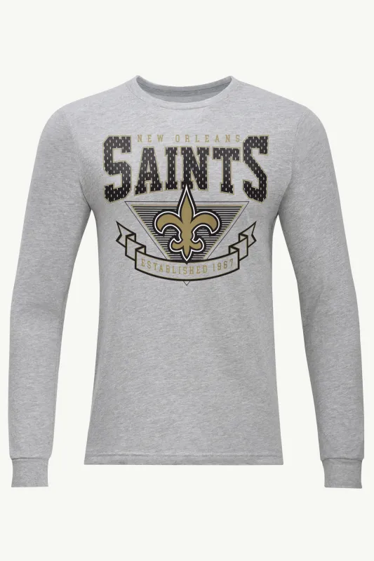 MENS NEW ORLEANS SAINTS 80's INSPIRED LONG SLEEVE T SHIRT sold by Starter