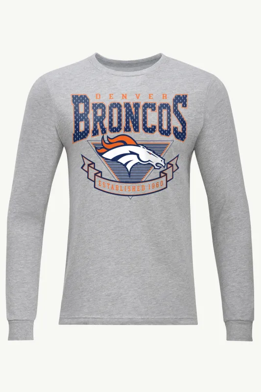 MENS DENVER BRONCOS 80's INSPIRED LONG SLEEVE T SHIRT sold by Starter