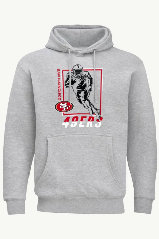 MENS SAN FRANCISCO 49ERs PLAYER GRID HOODIE sold by Starter