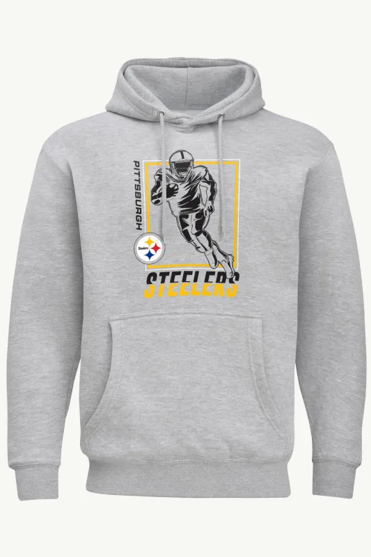 MENS PITTSBURGH STEELERS PLAYER GRID HOODIE sold by Starter