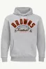 MENS CLEVELAND BROWNS HALF BALL HOODIE sold by Starter