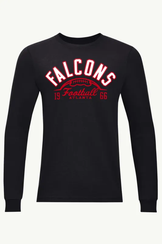 MENS ATLANTA FALCONS HALF BALL LONG SLEEVE T SHIRT sold by Starter