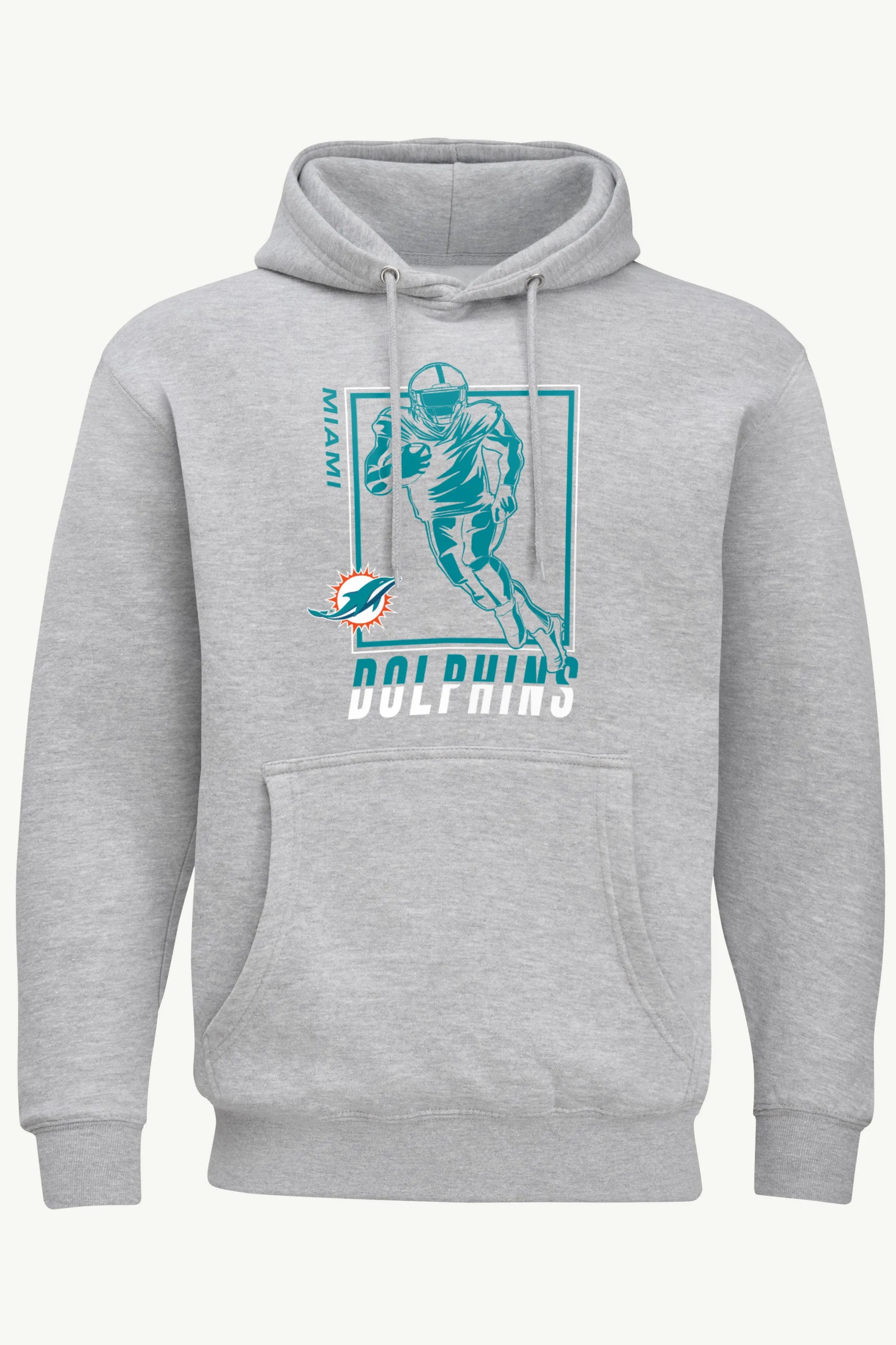 MENS MIAMI DOLPHINS PLAYER GRID HOODIE sold by Starter