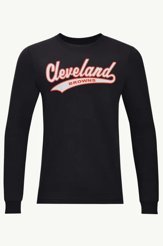 MENS CLEVELAND BROWNS TAILSWEEP LONG SLEEVE T SHIRT sold by Starter