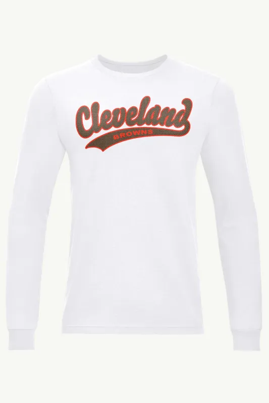 MENS CLEVELAND BROWNS TAILSWEEP LONG SLEEVE T SHIRT sold by Starter