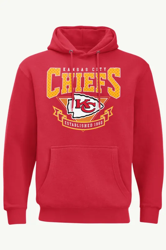 MENS KANSAS CITY CHIEFS 80's INSPIRED HOODIE sold by Starter