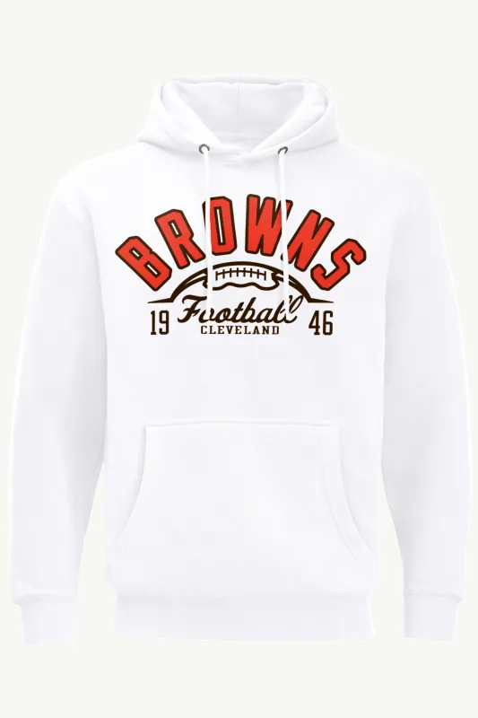 MENS CLEVELAND BROWNS HALF BALL HOODIE sold by Starter
