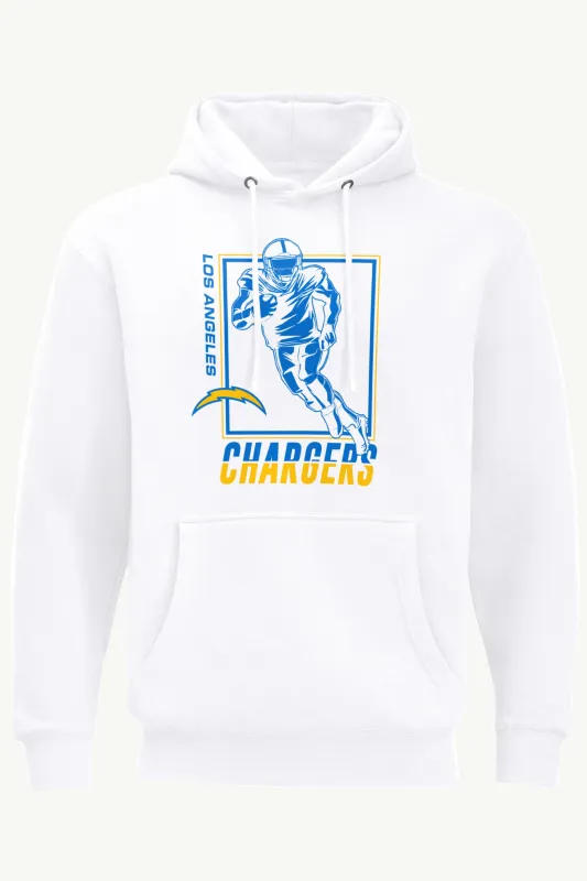 MENS LOS ANGELES CHARGERS PLAYER GRID HOODIE sold by Starter