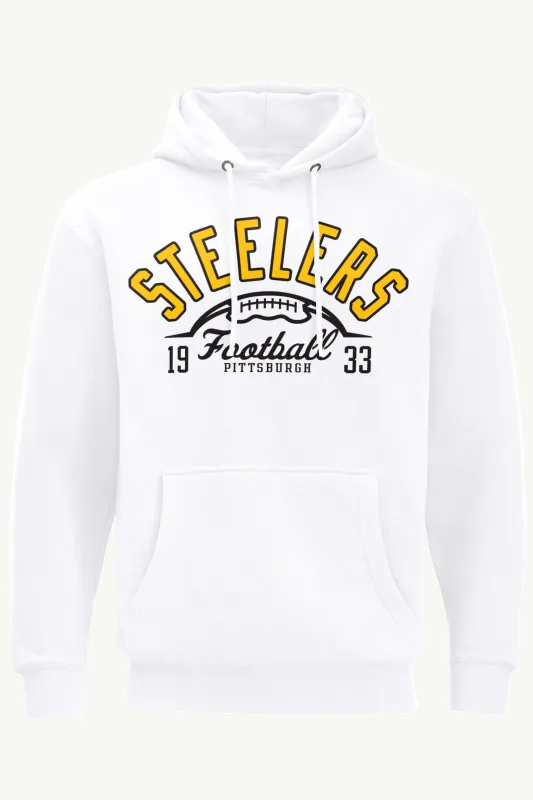 MENS PITTSBURGH STEELERS HALF BALL HOODIE sold by Starter
