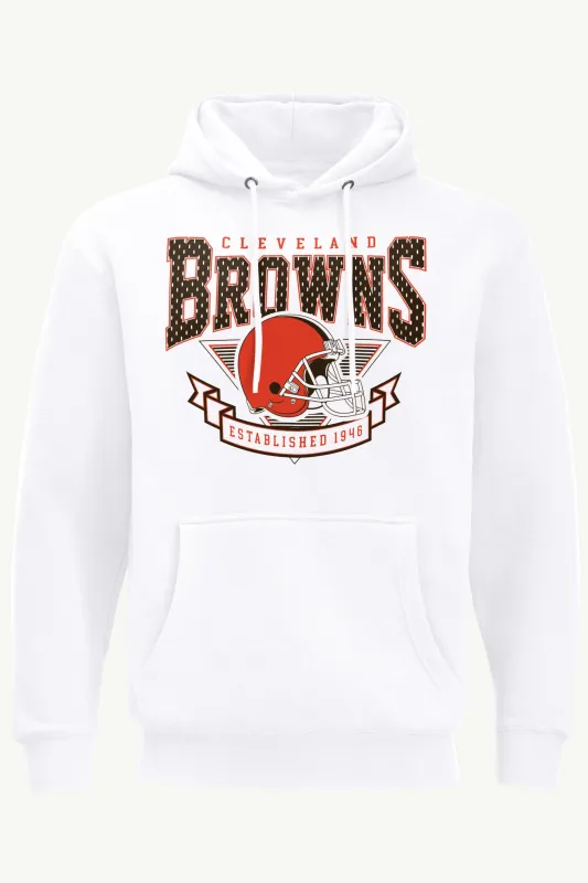 MENS CLEVELAND BROWNS 80's INSPIRED HOODIE sold by Starter