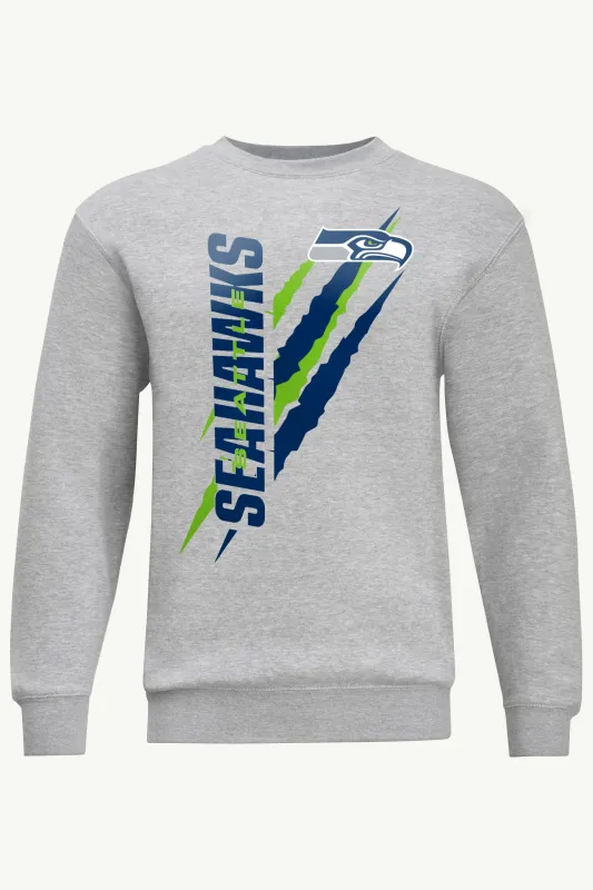 MENS SEATTLE SEAHAWKS COLOR SCRATCH SWEATSHIRT made by Starter