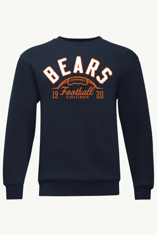 MENS CHICAGO BEARS HALF BALL SWEATSHIRT made by Starter