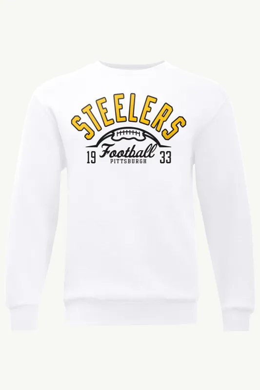 MENS PITTSBURGH STEELERS HALF BALL SWEATSHIRT made by Starter